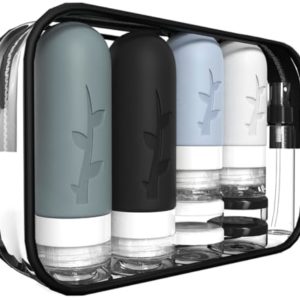18Pack Travel Bottles for Toiletries, TSA Approved Travel Size Containers for Toiletries,Liqus Shampoo And Conditioner travel Bottles, Perfect for Business or Personal Travel Essentials(BPA Free)
